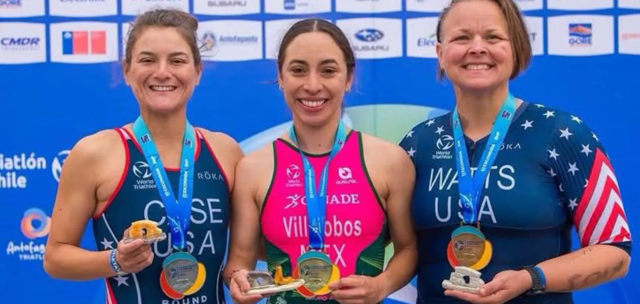 ¡Oro para Aguascalientes! Kenia Villalobos es campeona continental de paratriatlón en Chile