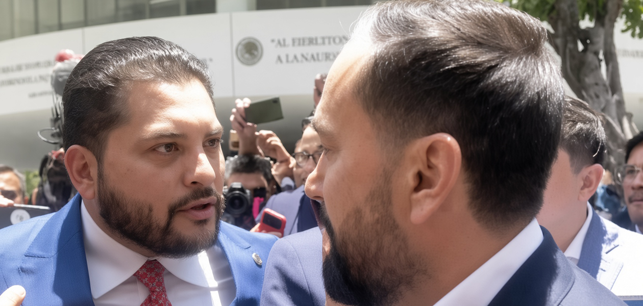 El momento que Arturo Ávila y Carlos Eduardo Gutiérrez Mancilla se hacen de palabras y casi llegan a una pelea. Foto: JLMNoticias / Especial / Captura de Pantalla.