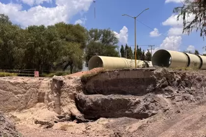 Avanza rehabilitación del colector pluvial en Juan Pablo II
