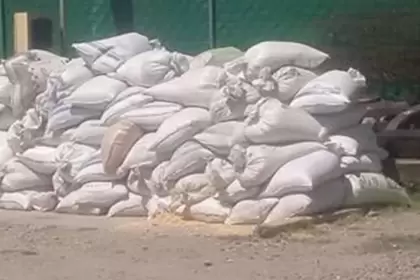 Catean bodega en Cosío y recuperan 4.5 toneladas de maíz robado a trenes de Ferromex