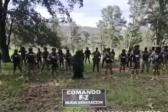 Imagen del Comando "FZ Nueva Generación" anunciando su llegada a Zacatecas. Foto: JLMNoticias / Especial.