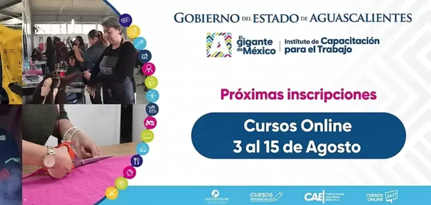 ICTEA abre inscripciones para cursos en línea en Aguascalientes