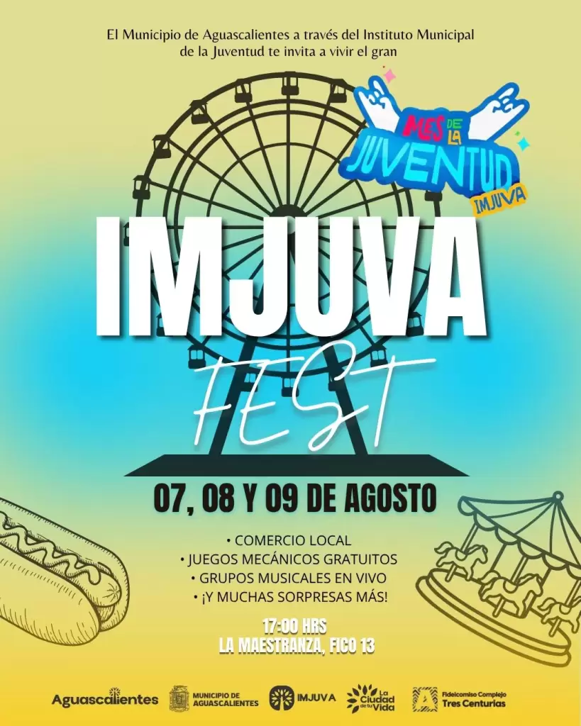 IMJUVA FEST 2026 llega a Aguascalientes 3