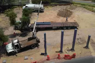 Municipio avanza construcción del Puente Pirules