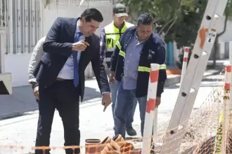 Obras de modernización hidráulica en la colonia San Marcos garantizan mayor eficiencia en el alcantarillado