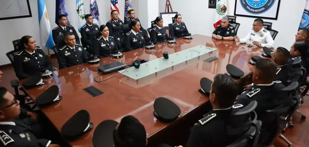 Policías de Aguascalientes se capacitan en Colombia