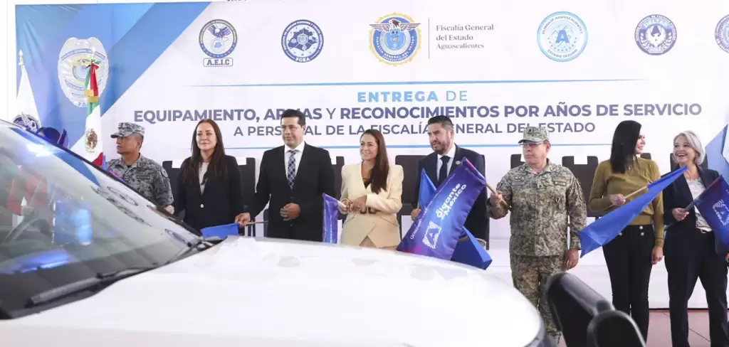 Tere Jiménez equipa a la Fiscalía de Aguascalientes