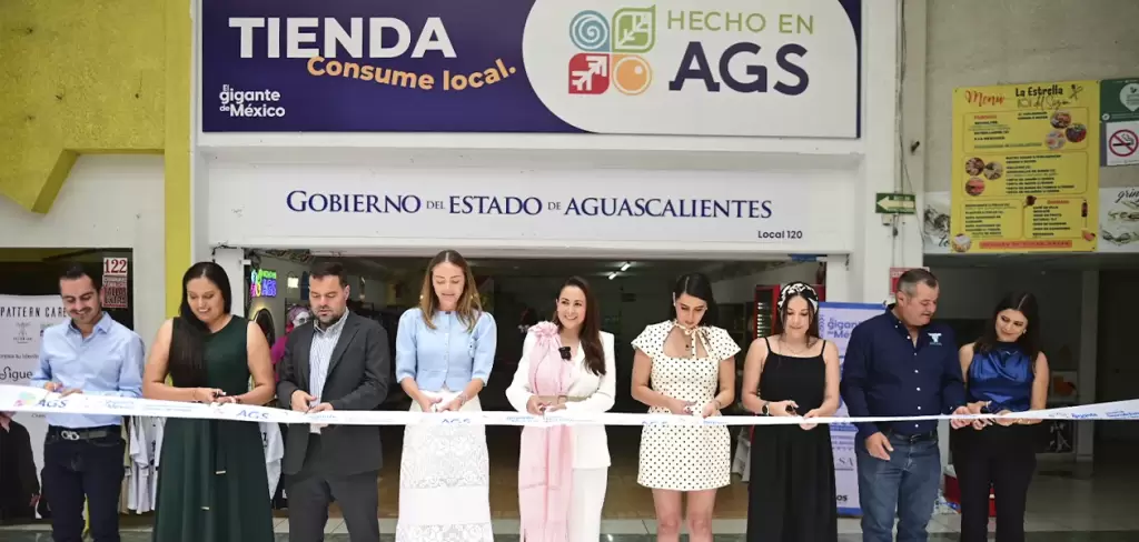 Tere Jiménez inaugura tercera tienda Hecho en Ags