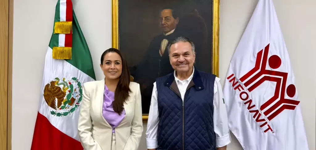 Tere Jiménez y Octavio Romero acuerdan impulsar vivienda social en Aguascalientes