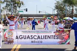 Aguascalientes brilla en el 80.º Desfile de Independencia en Los Ángeles