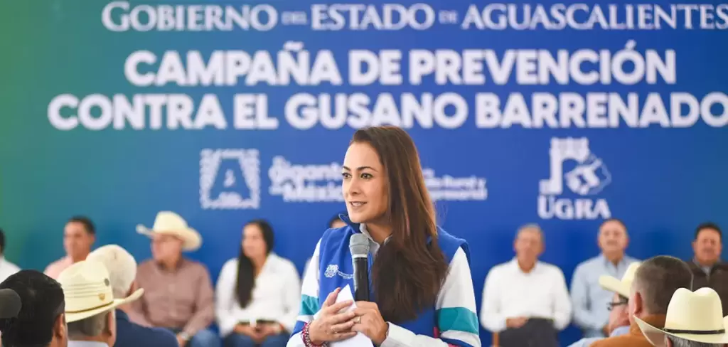 Apoyo integral al campo: Tere Jiménez entrega paquetes para proteger el ganado contra el gusano barrenador