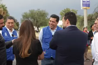 Avanza pavimentación de avenida Arqueros en Aguascalientes