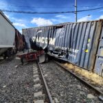 Choque tren vs trailer Los Arellano 3