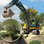 Colector pluvial de Juan Pablo II registra 68% de avance en Aguascalientes