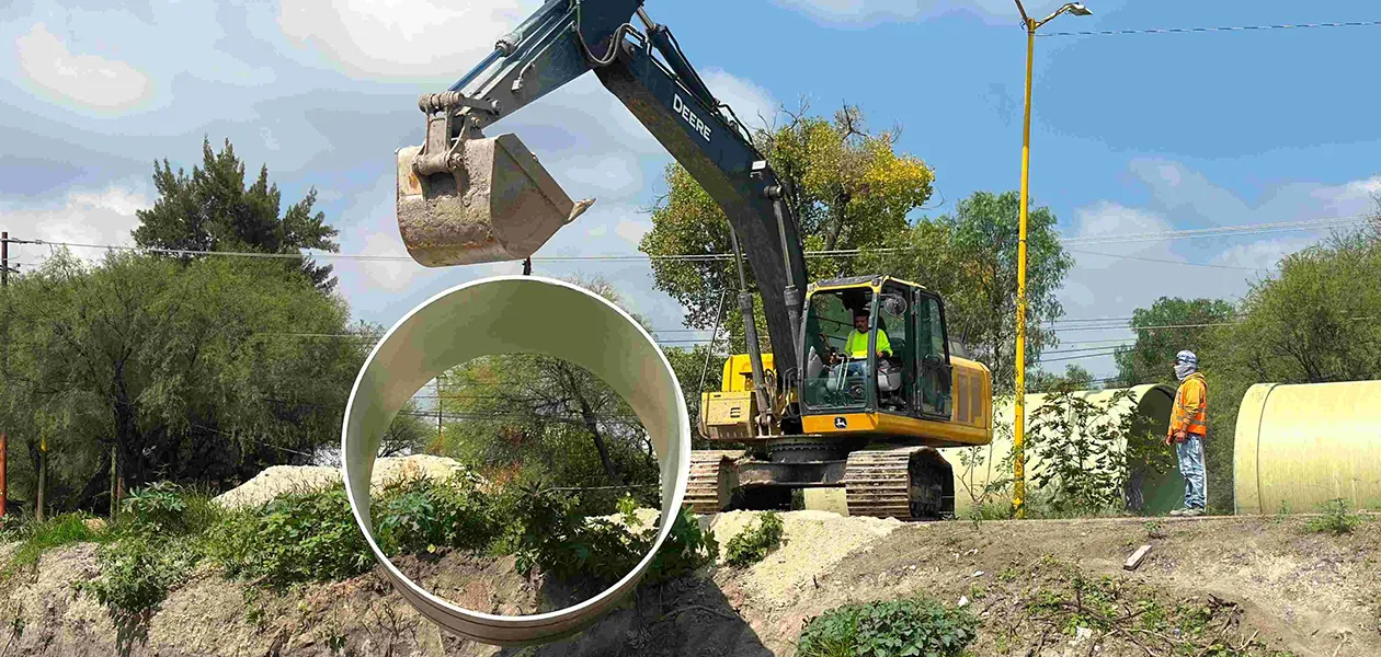 Colector pluvial de Juan Pablo II registra 68% de avance en Aguascalientes