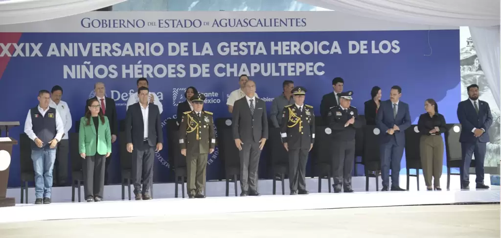 Conmemoran 179 años de la gesta de los Niños Héroes