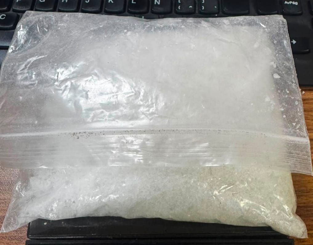 Detenido 242 gramos crystal carretera 110 3