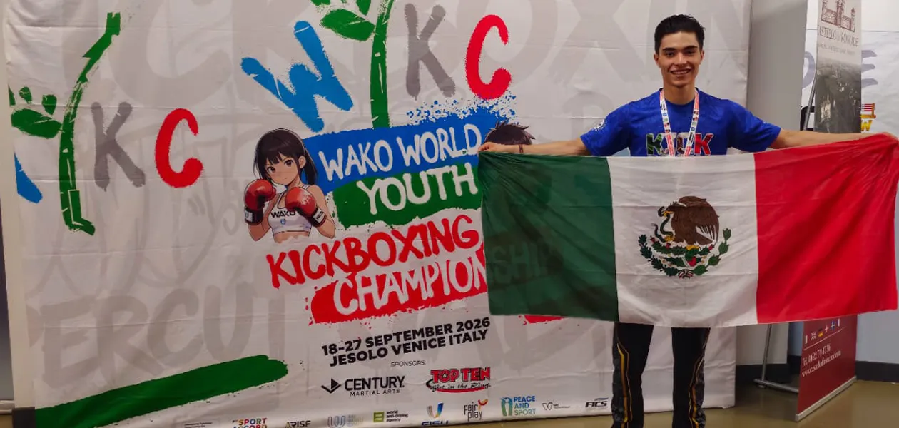 Diego Durón hace historia: logra su tercer campeonato mundial de kickboxing