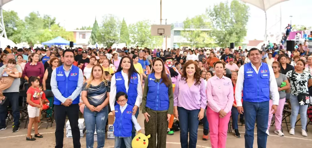 Gobierno de Aguascalientes entregan apoyos alimenticios a familias de San Francisco de los Romo