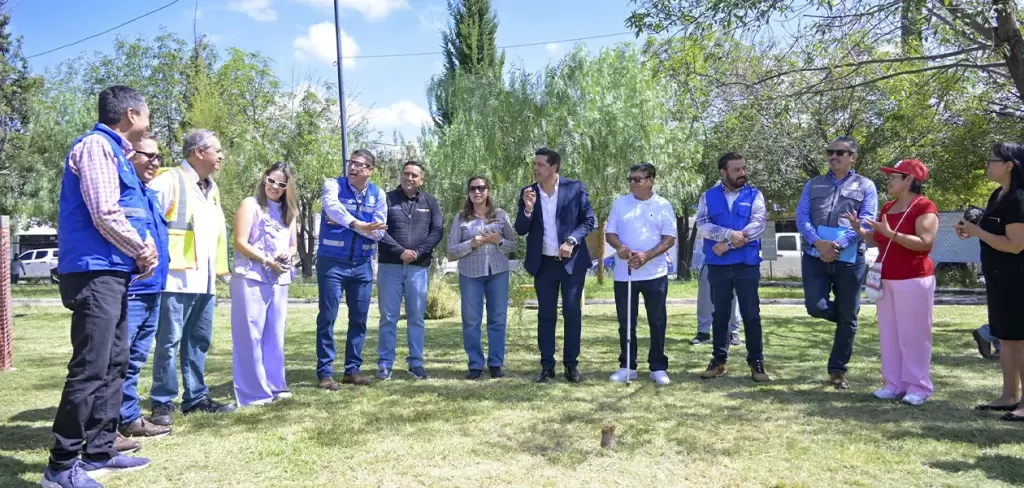 Inspecciona Leo rehabilitación del Parque de Parras