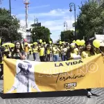 Marchan en Aguascalientes para promover la prevención del suicidio