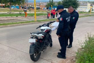 Motociclista muerto choque vs camioneta Rodolfo Landeros 1