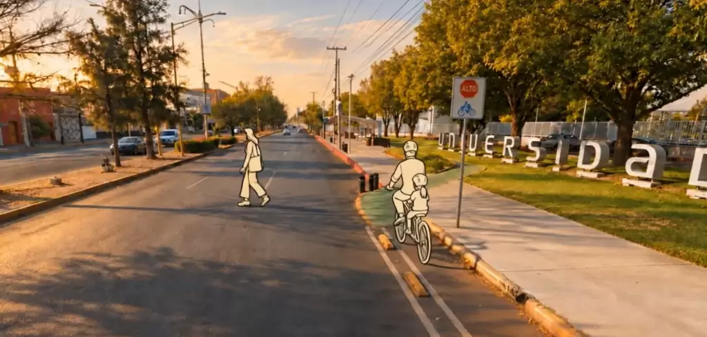 Movilidad en Aguascalientes: Peatones, ciclistas y automovilistas comparten la calle