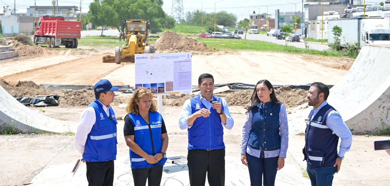 Parque Lineal Las Presas skatepark, canchas y trotapista