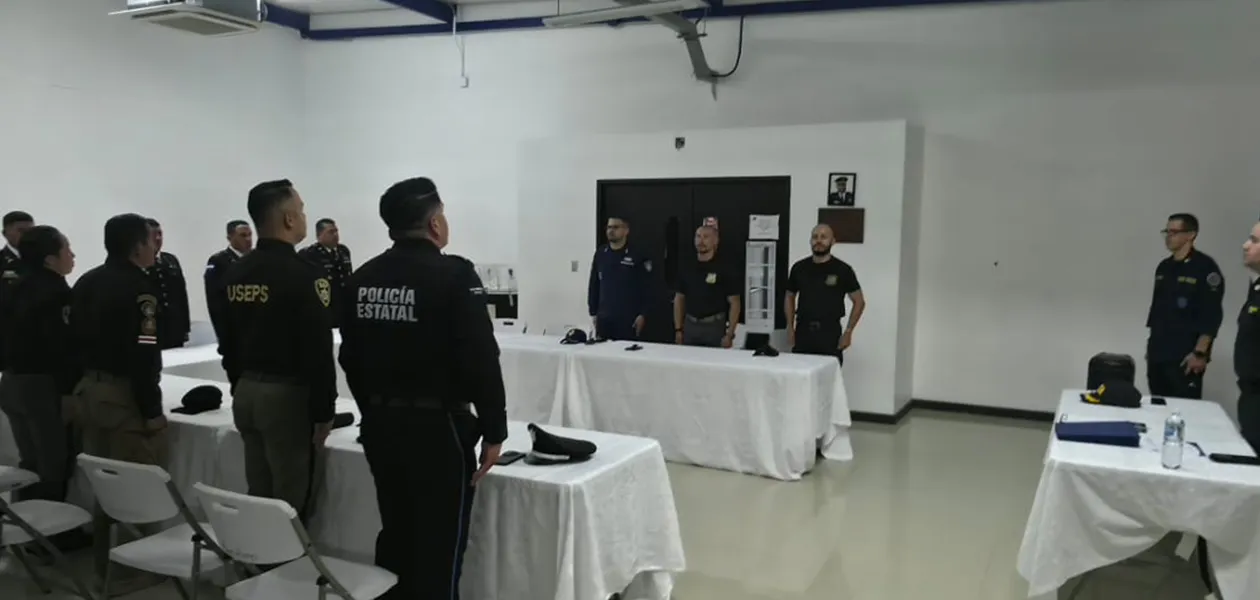Policías de Aguascalientes se capacitan en Costa Rica con la RINEP