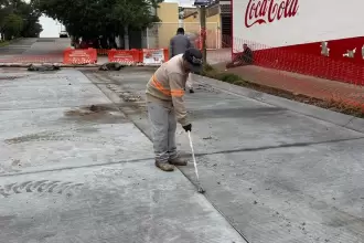 Por concluir, pavimentación en avenida Mariano Hidalgo