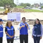 Supervisa Leo Montañez avances en la rehabilitación del parque lineal Las Presas