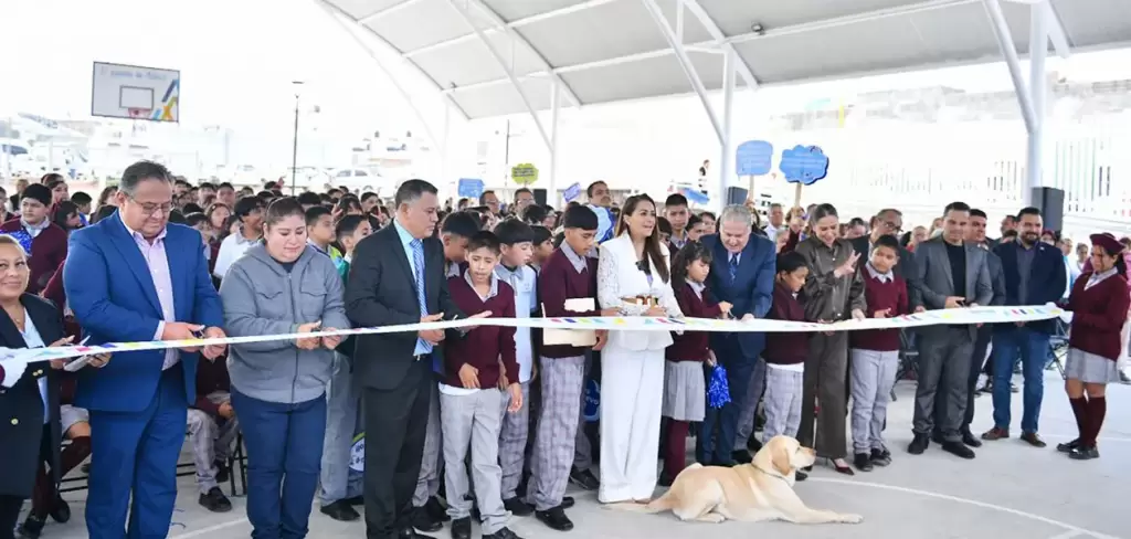 Tere Jiménez inaugura la Telesecundaria No. 185 Tres Centurias
