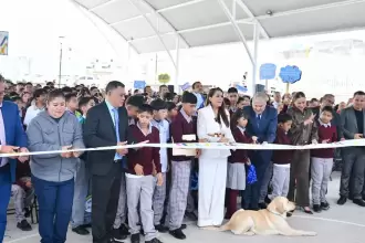 Tere Jiménez inaugura la Telesecundaria No. 185 Tres Centurias