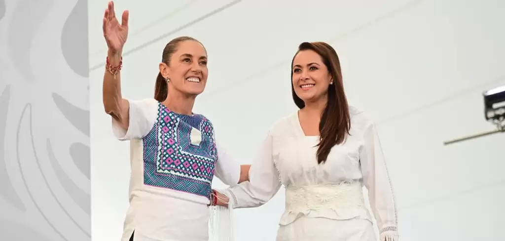 Tere Jiménez y Claudia Sheinbaum refrendan alianza por Aguascalientes