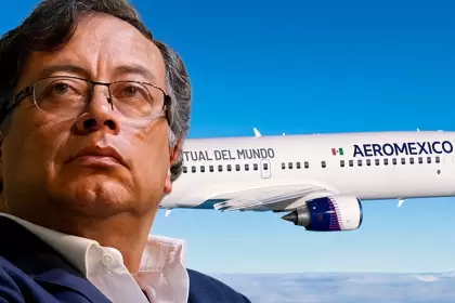 Por culpa de Gustavo Petro, Aeroméxico podría sufrir una embestida de Estados Unidos