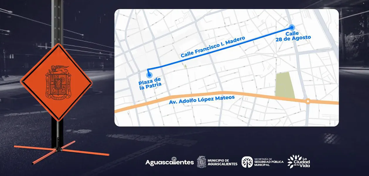 Cierres viales en el centro de Aguascalientes por marcha "Ni Perdón Ni Olvido"
