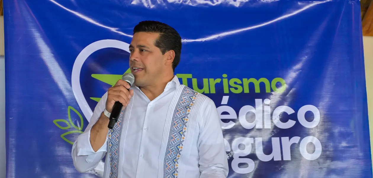 Leo Montañez presenta el programa Turismo Médico Seguro en Chapala