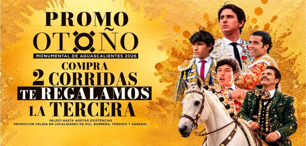 Monumental de Aguascalientes anuncia 4 festejos para otoño