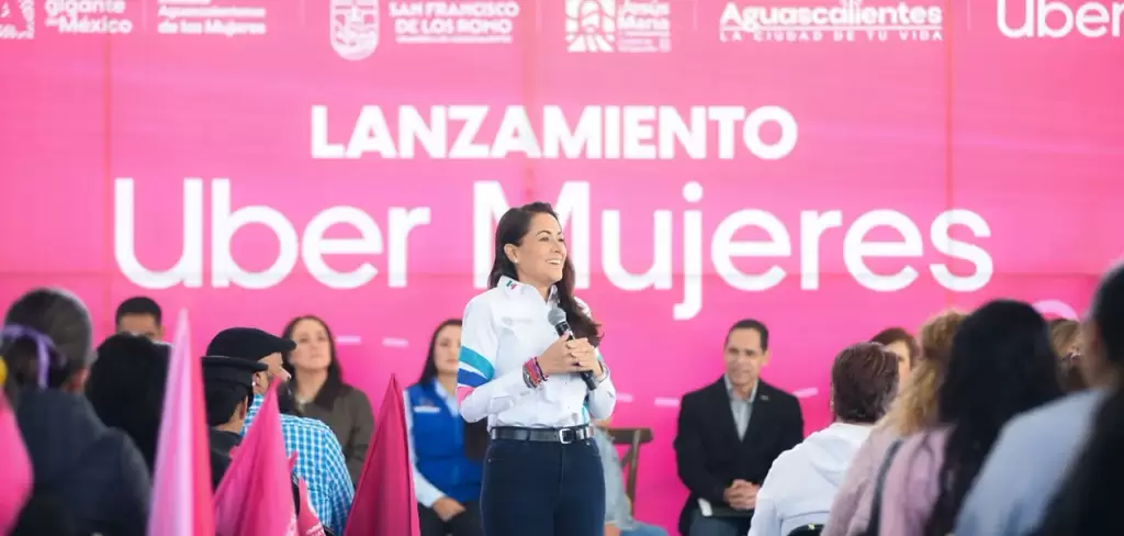Tere Jiménez presenta Uber Mujeres en Aguascalientes